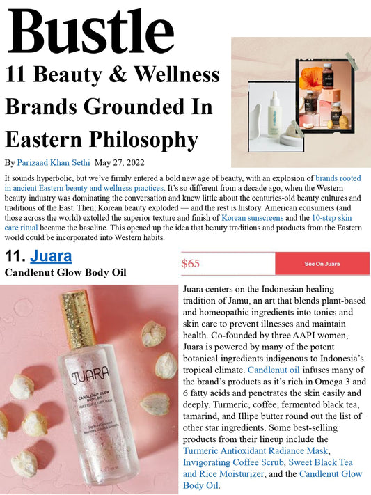 BUSTLE: 11 Beauty & Wellness Brands Grounded In Eastern Philosophy